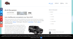 Desktop Screenshot of occasions4x4.fr